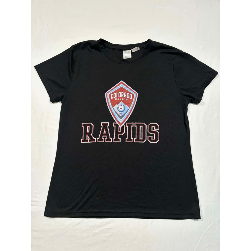Concepts Sport Colorado Rapids MLS Soccer T-Shirt Black‎ XL Womens